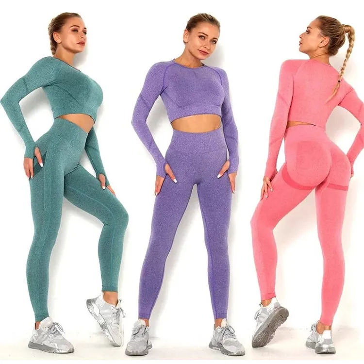 크로스 스트랩 2피스 편안하고 탄력 있는 요가 세트